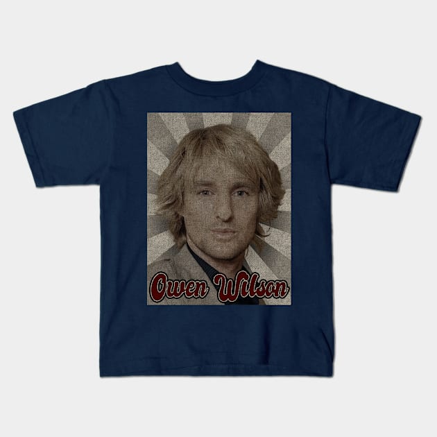 Owen Wilson Classic Kids T-Shirt by StickMen